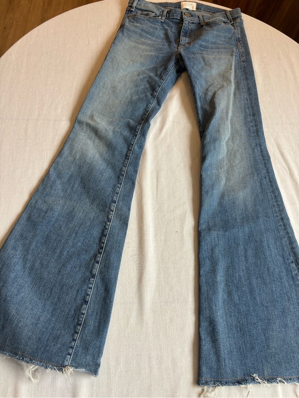 McGuire Low Rise Bootcut Full Length Jeans Medium Wash Size 29 Premium Denim